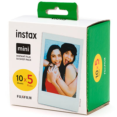 Fujifilm  Instax Mini Film, 50er Pack Mehrfarbig