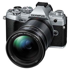 Olympus OM-D E-M5 Mark III Digital Camera with 12-200mm Lens - Silver