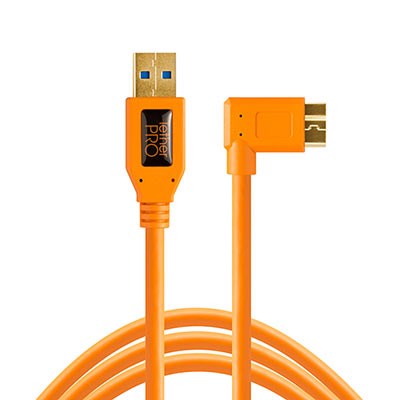 TetherTools TetherPro USB 3.0 to USB 3.0 Micro-B Right Angle Adapter Cable - 50cm