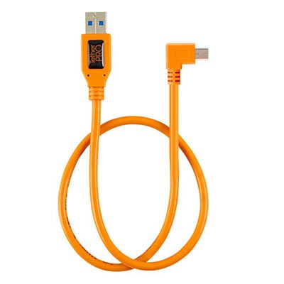 TetherTools TetherPro USB 2.0 to Mini-B 5-pin Right Angle Adapter - 50cm