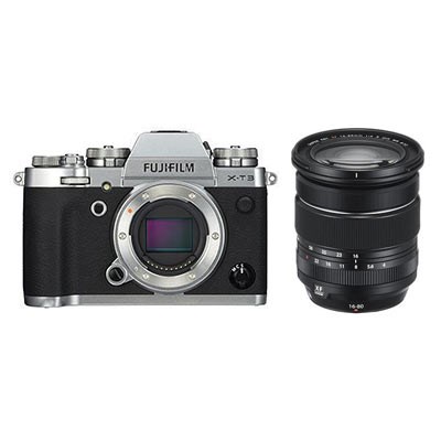 Fujifilm X-T3 Digital Camera with XF 16-80mm Lens - Silver
