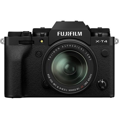 Fujifilm X-T4 Digital Camera with XF 18-55mm Lens - Black
