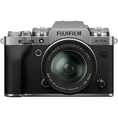 Fujifilm X-T4 Digital Camera with XF 18-55mm Lens - Silver