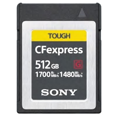 Used Sony 512GB (1700MB/Sec) Cfexpress Type B Memory Card