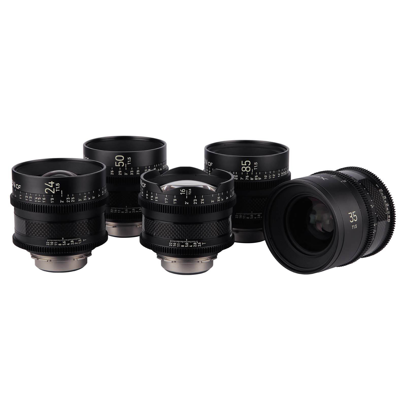 Samyang XEEN CF Kit 16/24/35/50/85 Sony FE