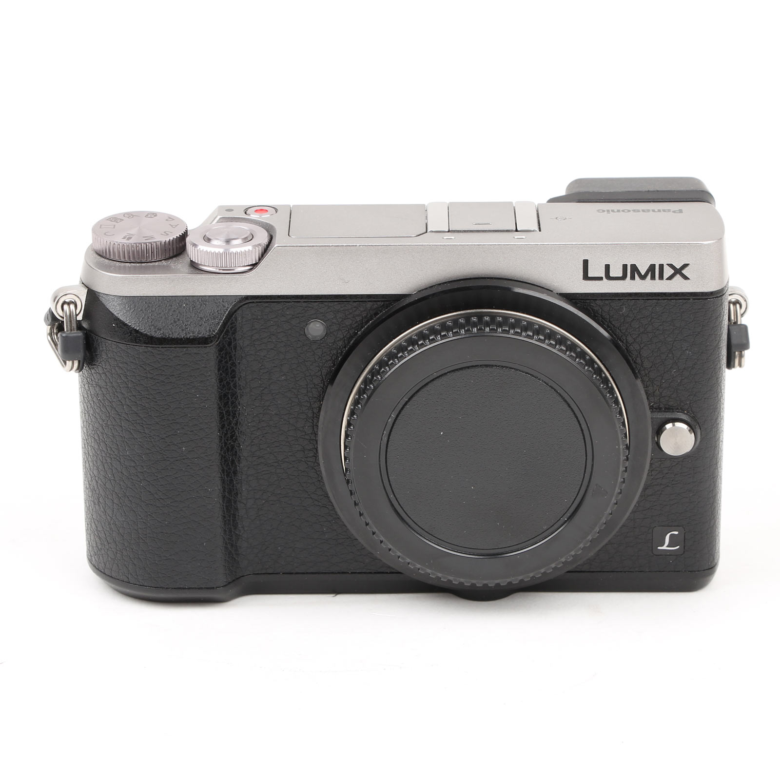 Used Panasonic Lumix DMCGX80 Digital Camera Body Silver Wex Photo