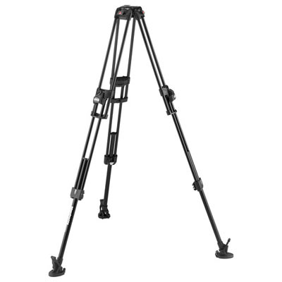 Manfrotto 509 Pro Video Head + 645 Twin Fast Aluminium Tripod