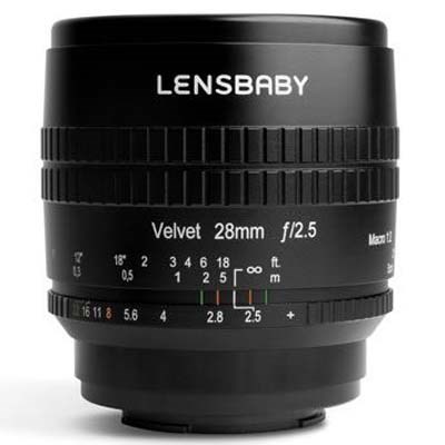 Lensbaby Velvet 28mm f2.5 Lens - Micro Four Thirds Fit