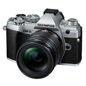 Olympus OM-D E-M5 Mark III Digital Camera with 12-45mm Lens - Silver