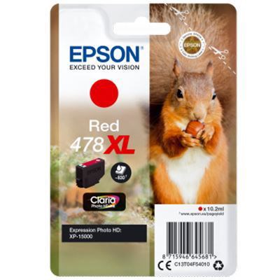 Epson 478XL (10.2ml) Claria Photo HD Red Ink Cartridge