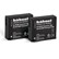 Hahnel HL-PLG10HP Battery (Panasonic DMW-BLG10E) - Twin Pack