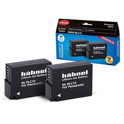 Hahnel HL-PLC12 Battery (Panasonic DMW-BLC12E) - Twin Pack