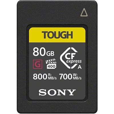 Used Sony 80GB (800MB/s) Cfexpress Type A Memory Card
