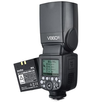 Godox V860II-N Flashgun for Nikon + Battery