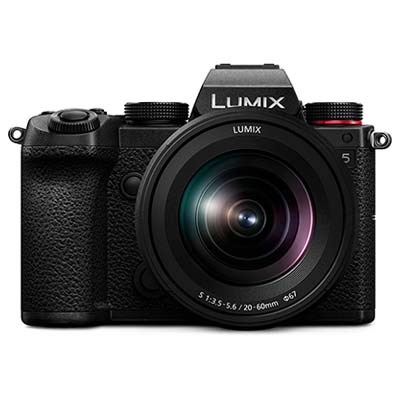 Panasonic Lumix S5 Digital Camera with 20-60mm Lens plus Shooting Grip and Spare battery