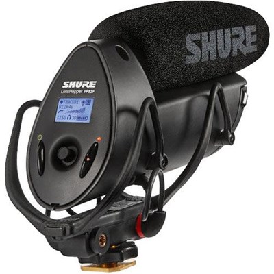 Shure VP83F LensHopper Camera-Mount Condenser Microphone with Integrated Flash Recording