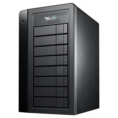 Used Promise Pegasus32 Thunderbolt 3 Desktop RAID (4TB x 8)