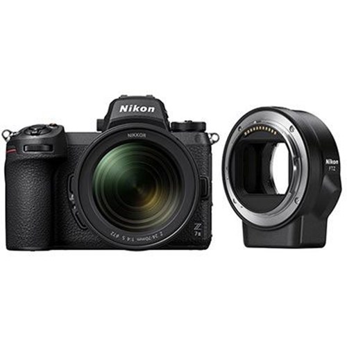 Nikon Z7 II Digital Camera with 24-70mm f4 lens and FTZ Adapter