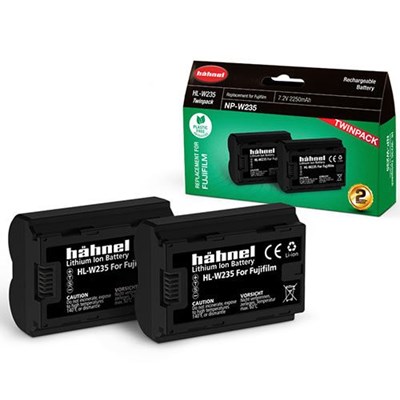 Hahnel HL-W235 Battery (Fujifilm NP-W235) - Twin Pack