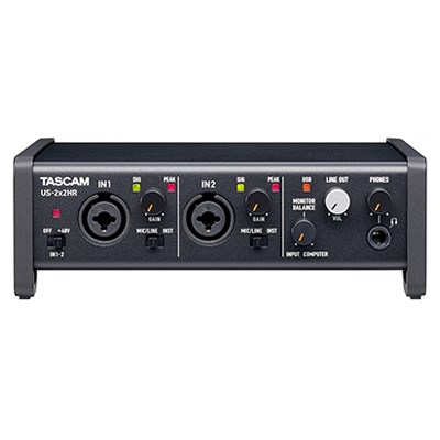 Tascam US-2x2HR High-Resolution USB Audio/MIDI Interface
