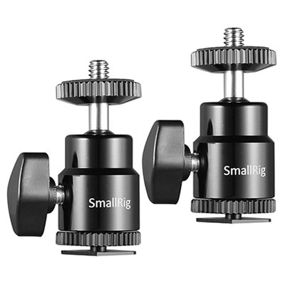 SmallRig 1/4, Camera Hot Shoe Mount with 1/4, Screw (2pcs Pack) - 2059