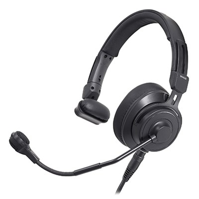 Audio-Technica BPHS2S Single-Ear Broadcast Headset with Dynamic Mic XLR + 6.3mm
