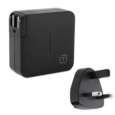TetherTools ONsite USB-C 61W Wall Charger (with US UK EU & AU wall adapters)