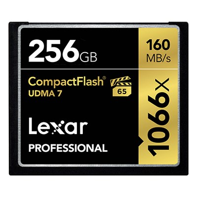 Lexar 256GB 1066x (160MB/Sec) Professional UDMA 7 Compact Flash