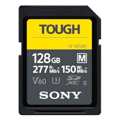 Sony M Series TOUGH 128GB UHS-II 277MB/Sec SDXC Card