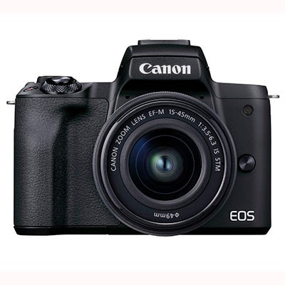 Canon EOS M50 Mark II Digital Camera with EF-M 15-45mm Lens - Black