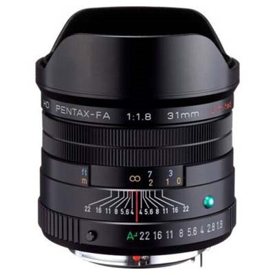 Pentax-FA HD 31mm f1.8 Limited Lens - Black