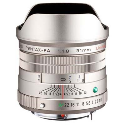 Pentax-FA HD 31mm f1.8 Limited Lens - Silver