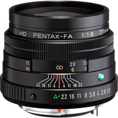 Pentax-FA HD 77mm f1.8 Limited Lens - Black