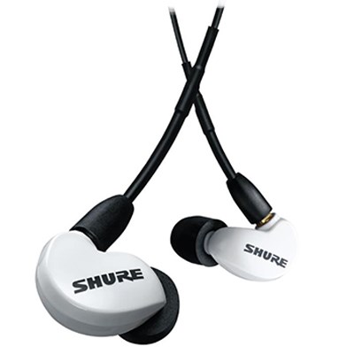 Shure AONIC 215 Sound Isolating Earphones with Dynamic Drivers - White