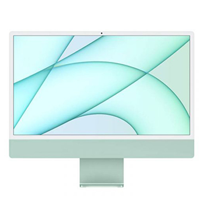 Image of Apple 24-inch iMac 4.5K, M1 chip, 8C CPU, 7C GPU, 8GB RAM, 256GB SSD - Green