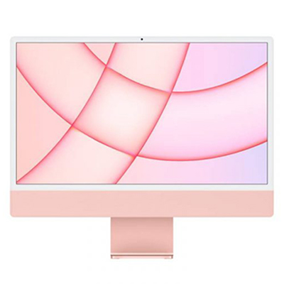 Image of Apple 24-inch iMac 4.5K, M1 chip, 8C CPU, 7C GPU, 8GB RAM, 256GB SSD - Pink
