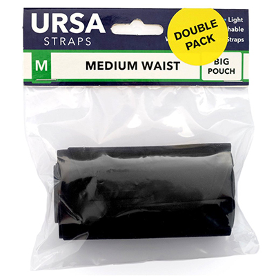 URSA MEDIUM DOUBLE POUCH WaistBig Pouch - Black