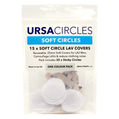 URSA 15x Soft Circles + 30x Stickies Single Colour - White