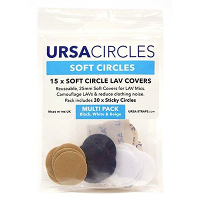 URSA 15x Soft Circles + 30x Stickies Multipack (5x: White, Black & Beige)
