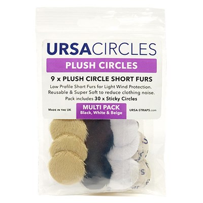 URSA 9x Plush Circles + 30x Stickies Multipack (3x: White, Black, Beige)