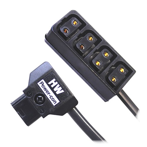 Hawk-Woods PC-11 Power-Con 2-pin Plug (male) 4-way Power-Con (female), 30cm length