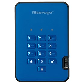 iStorage diskAshur2 SSD 256-bit 1TB - Blue