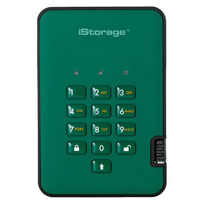 Image of iStorage diskAshur2 256-bit 1TB - Green