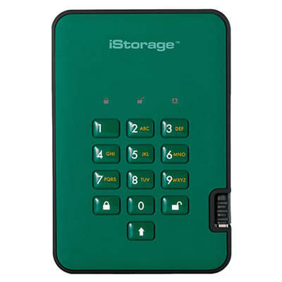 iStorage diskAshur2 256-bit 4TB - Green