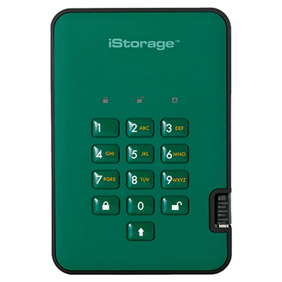 iStorage diskAshur2 SSD 256-bit 2TB - Green