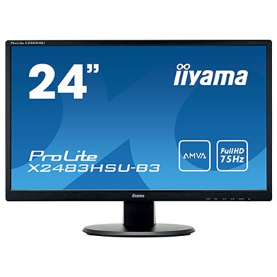 Iiyama X2483HSU-B3 24 inch AMVA LCD Monitor