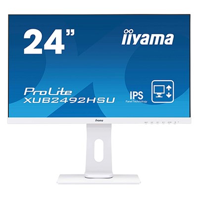 Iiyama XUB2492HSU-W1 24 inch White, IPS LCD Monitor