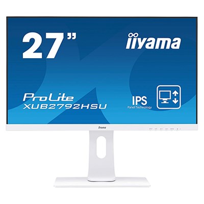 Iiyama XUB2792HSU-W1 27 inch White IPS LCD Monitor
