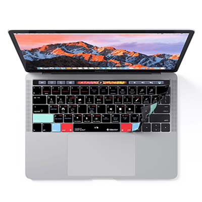 Image of Editors Keys Adobe Audition Keyboard Cover for MacBook Pro with Touchbar 13,-15,