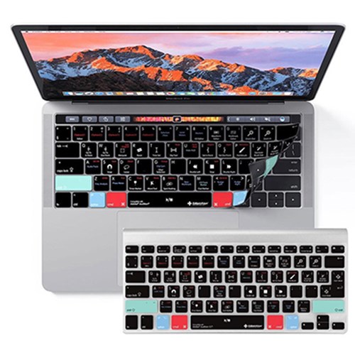 Editors Keys Adobe Illustrator Keyboard Cover for MacBook Pro with Touchbar 13,-15,